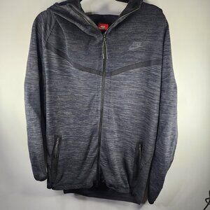 Nike Black Hoodie Workout Jacket with Vented Arms and Back